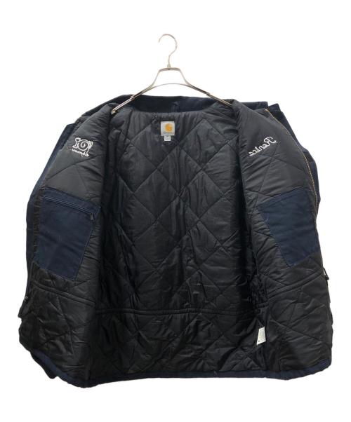 CarHartt（カーハート）CarHartt (カーハート) 企業ロゴ トラディショナルコート ネイビー サイズ:SIZE 2XLの古着・服飾アイテム