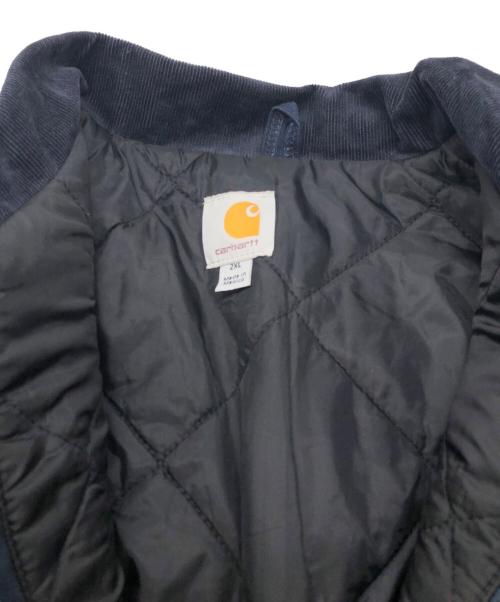 CarHartt（カーハート）CarHartt (カーハート) 企業ロゴ トラディショナルコート ネイビー サイズ:SIZE 2XLの古着・服飾アイテム