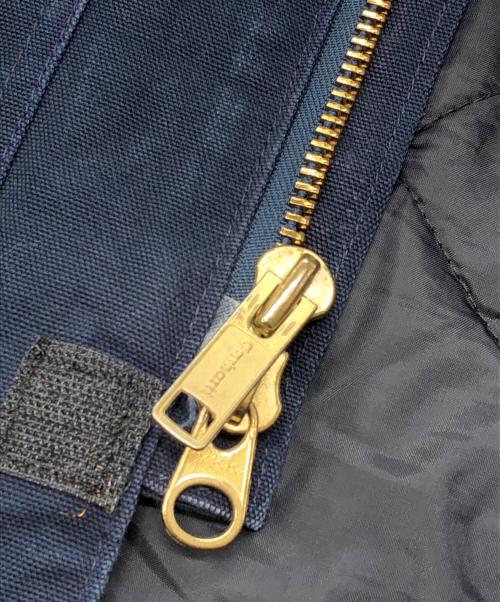 CarHartt（カーハート）CarHartt (カーハート) 企業ロゴ トラディショナルコート ネイビー サイズ:SIZE 2XLの古着・服飾アイテム