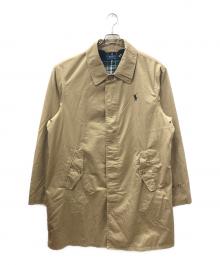 POLO RALPH LAUREN（ポロ・ラルフローレン）の古着「ステンカラーコート」｜ベージュ