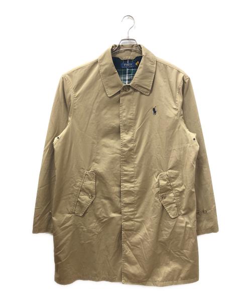 POLO RALPH LAUREN（ポロ・ラルフローレン）POLO RALPH LAUREN (ポロ・ラルフローレン) ステンカラーコート ベージュ サイズ:SIZE XLの古着・服飾アイテム