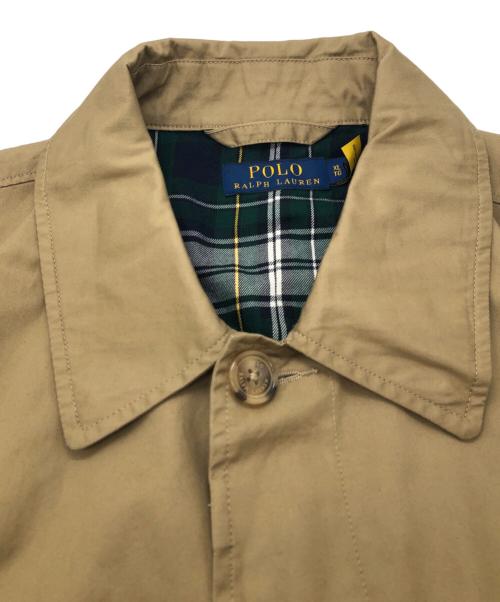 POLO RALPH LAUREN（ポロ・ラルフローレン）POLO RALPH LAUREN (ポロ・ラルフローレン) ステンカラーコート ベージュ サイズ:SIZE XLの古着・服飾アイテム
