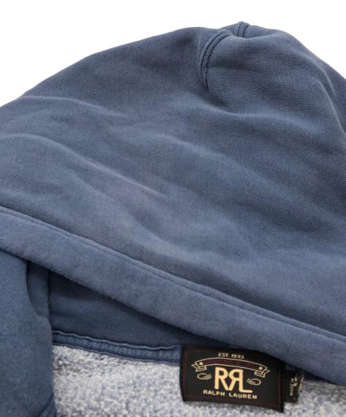 RRL（ダブルアールエル）RRL (ダブルアールエル) セパポケジップパーカー ブルー サイズ:SIZE XLの古着・服飾アイテム