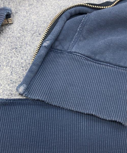 RRL（ダブルアールエル）RRL (ダブルアールエル) セパポケジップパーカー ブルー サイズ:SIZE XLの古着・服飾アイテム