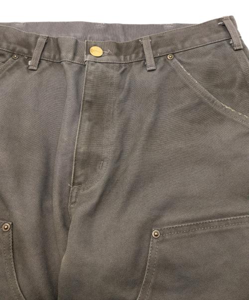 KAMIYA（カミヤ）KAMIYA (カミヤ) ボロダック ペインターパンツ ダブルニー / BORO DUCK PAINTER PANTS グレー サイズ:SIZE XSの古着・服飾アイテム