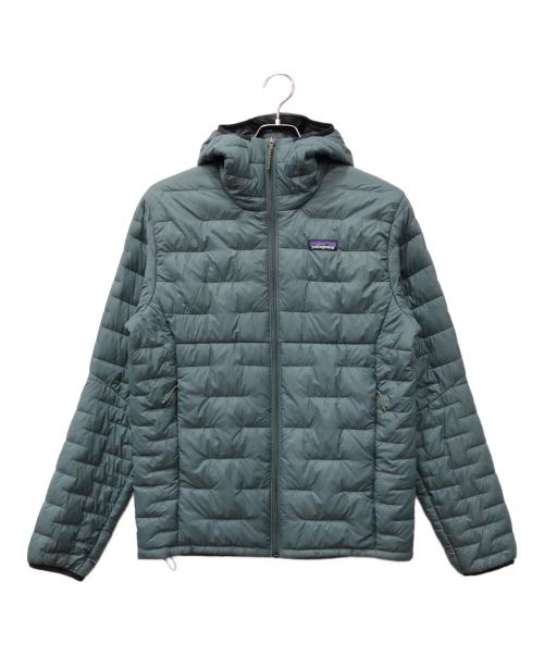 Patagonia（パタゴニア）Patagonia (パタゴニア) メンズ・マイクロ・パフ・フーディ ブルー サイズ:SIZE Sの古着・服飾アイテム