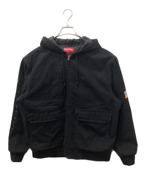 SUPREME（シュプリーム）SUPREME (シュプリーム) Canvas Hooded Work Jacket ブラック サイズ:SIZE Mの古着・服飾アイテム
