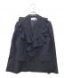 ROBE DE CHAMBRE COMME DES GARCONS（ローブドシャンブル コムデギャルソン）の古着「ジャガードフリル3Bジャケット」｜ネイビー