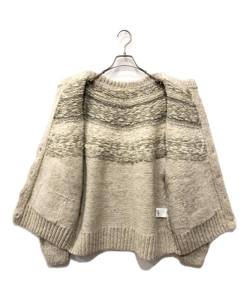 Curensology（カレンソロジー）Curensology (カレンソロジー) ノルディックカーディガン グレー サイズ:SIZE FREEの古着・服飾アイテム