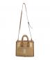 BURBERRY (バーバリー) Freya TBロゴ ラフィア 2wayバッグ ベージュ サイズ:下記参照：65000円