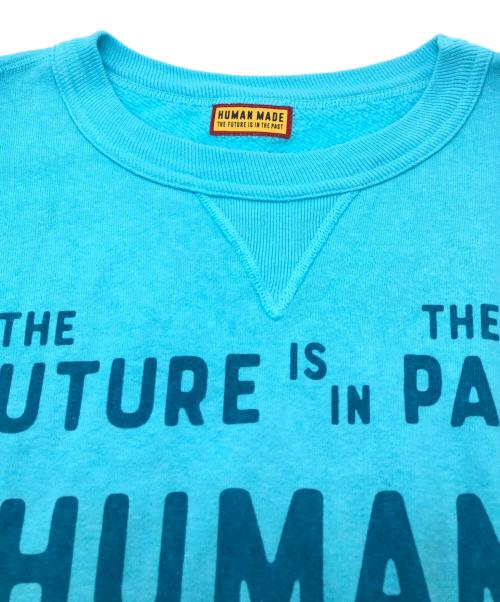 HUMAN MADE（ヒューマンメイド）HUMAN MADE (ヒューマンメイド) Tsuriami Sweatshirt ブルー サイズ:SIZE Lの古着・服飾アイテム