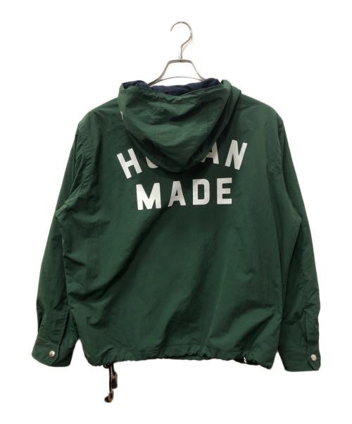 HUMAN MADE（ヒューマンメイド）HUMAN MADE (ヒューマンメイド) Anorak Parka グリーン サイズ:SIZE Lの古着・服飾アイテム