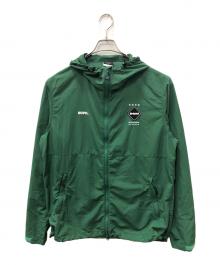 F.C.R.B.（エフシーレアルブリストル）の古着「NYLON HOODED BLOUSON」｜グリーン