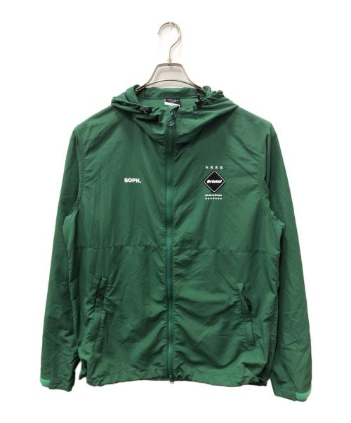 F.C.R.B.（エフシーレアルブリストル）F.C.R.B. (エフシーレアルブリストル) NYLON HOODED BLOUSON グリーン サイズ:SIZE XLの古着・服飾アイテム