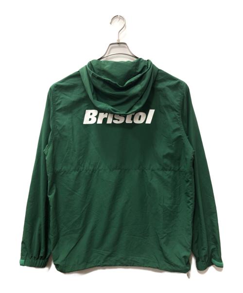 F.C.R.B.（エフシーレアルブリストル）F.C.R.B. (エフシーレアルブリストル) NYLON HOODED BLOUSON グリーン サイズ:SIZE XLの古着・服飾アイテム