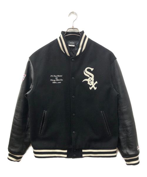 F.C.R.B.（エフシーレアルブリストル）F.C.R.B. (エフシーレアルブリストル) MLB TOUR STADIUM JACKET ブラック サイズ:SIZE XLの古着・服飾アイテム
