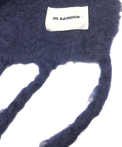 JIL SANDER+（ジルサンダープラス）JIL SANDER+ (ジルサンダープラス) ウールモヘアマフラー ネイビー サイズ:下記参照の古着・服飾アイテム