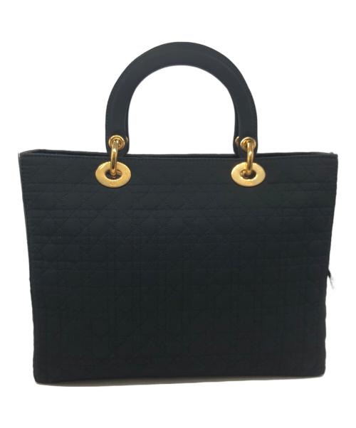 Christian Dior（クリスチャン ディオール）Christian Dior (クリスチャン ディオール) レディ ディオール カナージュ キルティングバッグ ブラック サイズ:下記参照の古着・服飾アイテム
