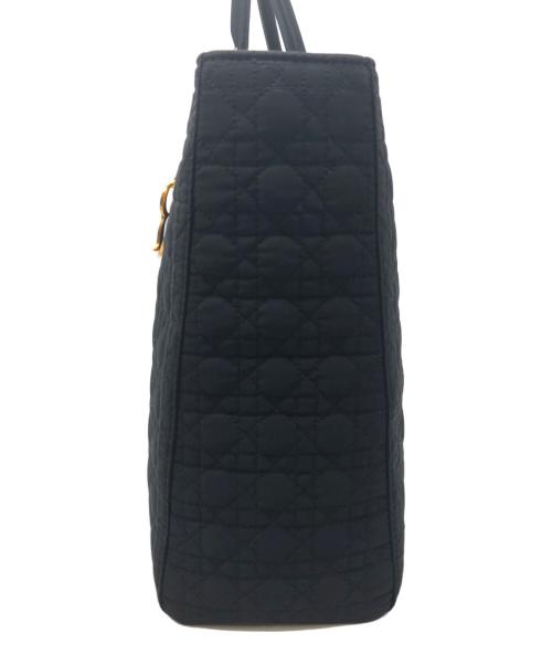 Christian Dior（クリスチャン ディオール）Christian Dior (クリスチャン ディオール) レディ ディオール カナージュ キルティングバッグ ブラック サイズ:下記参照の古着・服飾アイテム