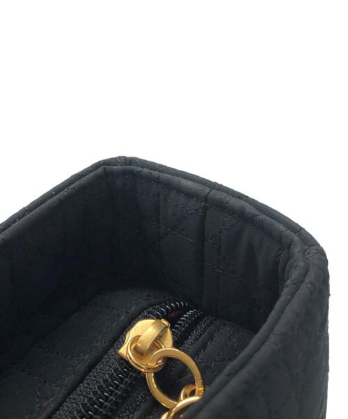 Christian Dior（クリスチャン ディオール）Christian Dior (クリスチャン ディオール) レディ ディオール カナージュ キルティングバッグ ブラック サイズ:下記参照の古着・服飾アイテム