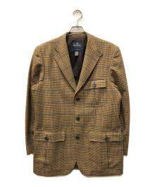 BROOKS BROTHERS（ブルックスブラザーズ）の古着「ゲームキーパーツイードジャケット」｜ブラウン