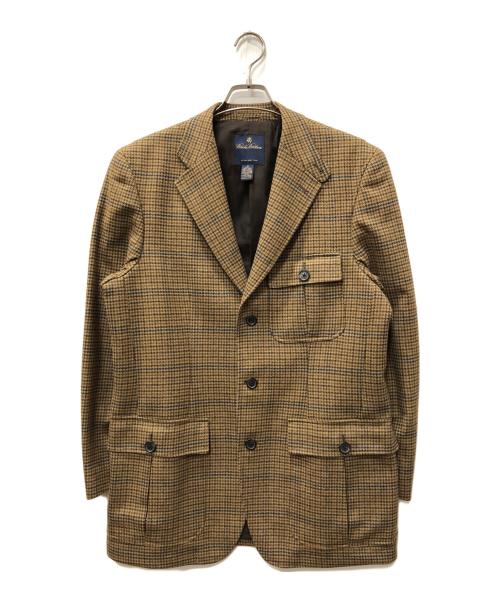 BROOKS BROTHERS（ブルックスブラザーズ）BROOKS BROTHERS (ブルックスブラザーズ) ゲームキーパーツイードジャケット ブラウン サイズ:SIZE Mの古着・服飾アイテム