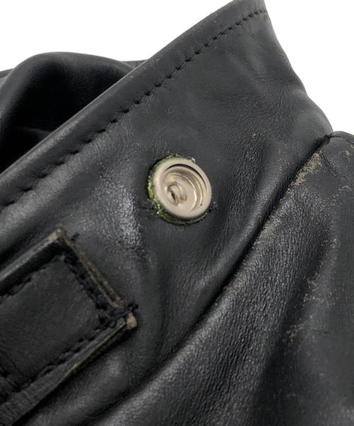 Schott（ショット）Schott (ショット) 641 ライナー付きシングルライダースジャケット ブラック サイズ:SIZE 34の古着・服飾アイテム
