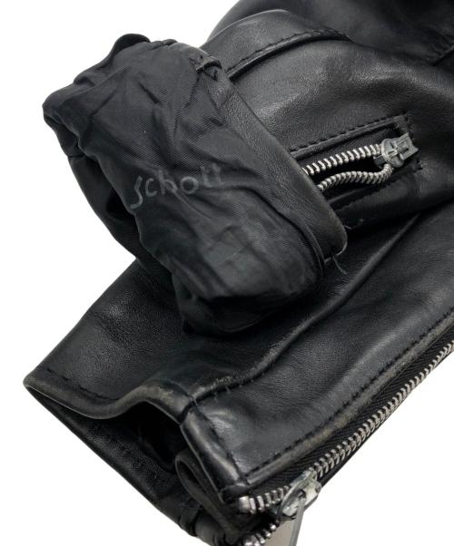 Schott（ショット）Schott (ショット) 641 ライナー付きシングルライダースジャケット ブラック サイズ:SIZE 34の古着・服飾アイテム