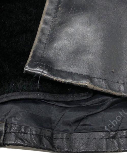 Schott（ショット）Schott (ショット) 641 ライナー付きシングルライダースジャケット ブラック サイズ:SIZE 34の古着・服飾アイテム