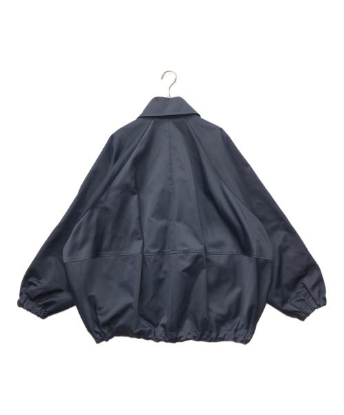 ENFOLD（エンフォルド）ENFOLD (エンフォルド) ヘビーサテンドロストビッグジャケット ネイビー サイズ:38の古着・服飾アイテム