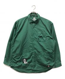 Dickies×NEIGHBORHOOD（ディッキーズ×ネイバーフッド）の古着「NHXDICKIES. COVERALL JACKET」｜グリーン