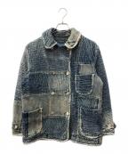 Porter Classicポータークラシック）の古着「PC SASHIKO PEACOAT SPECIAL CUSTOM」｜インディゴ