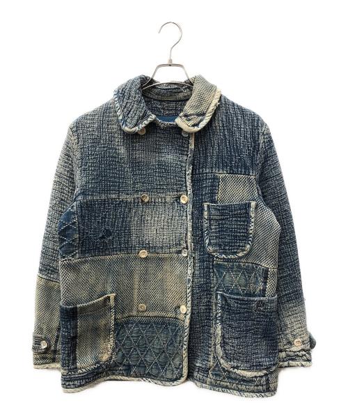 Porter Classic（ポータークラシック）Porter Classic (ポータークラシック) PC SASHIKO PEACOAT SPECIAL CUSTOM インディゴ サイズ:SIZE Sの古着・服飾アイテム