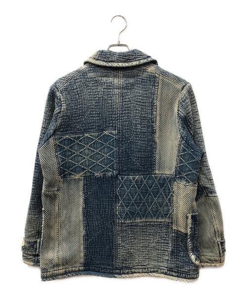 Porter Classic（ポータークラシック）Porter Classic (ポータークラシック) PC SASHIKO PEACOAT SPECIAL CUSTOM インディゴ サイズ:SIZE Sの古着・服飾アイテム