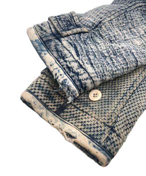 Porter Classic（ポータークラシック）Porter Classic (ポータークラシック) PC SASHIKO PEACOAT SPECIAL CUSTOM インディゴ サイズ:SIZE Sの古着・服飾アイテム