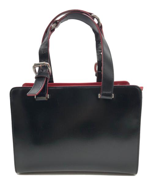 Vivienne Westwood（ヴィヴィアンウエストウッド）Vivienne Westwood (ヴィヴィアンウエストウッド) Tiny Orb 2WAYバッグ ブラック×レッドの古着・服飾アイテム