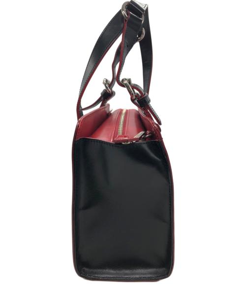 Vivienne Westwood（ヴィヴィアンウエストウッド）Vivienne Westwood (ヴィヴィアンウエストウッド) Tiny Orb 2WAYバッグ ブラック×レッドの古着・服飾アイテム
