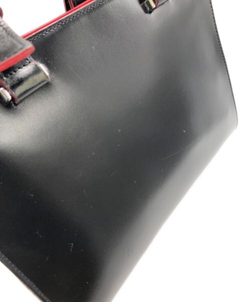 Vivienne Westwood（ヴィヴィアンウエストウッド）Vivienne Westwood (ヴィヴィアンウエストウッド) Tiny Orb 2WAYバッグ ブラック×レッドの古着・服飾アイテム