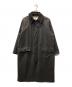 Barbour（バブアー）の古着「BURGHLEY オーバーサイズワックスコート」｜グレー