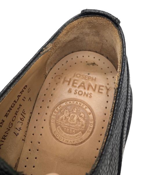 JOSEPH CHEANEY（ジョセフチーニー）JOSEPH CHEANEY (ジョセフチーニー) CAIRNGORM2/ケンゴン2/BLACK GRAIN ブラック サイズ:SIZE 7の古着・服飾アイテム