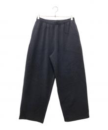 GALERIE VIE（ギャルリーヴィー）の古着「ウールカシミヤフリースイージーパンツ」｜ネイビー