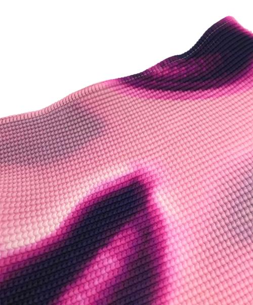 me ISSEY MIYAKE（ミーイッセイ ミヤケ）me ISSEY MIYAKE (ミーイッセイ ミヤケ) リップス プリーツカットソー パープル サイズ:FREEの古着・服飾アイテム