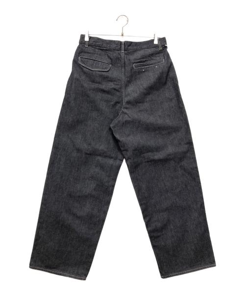 Graphpaper（グラフペーパー）Graphpaper (グラフペーパー) Colorfast Denim Two Tuck Tapered Pants / カラーファストデニムツータックテーパードパンツ インディゴ サイズ:1の古着・服飾アイテム