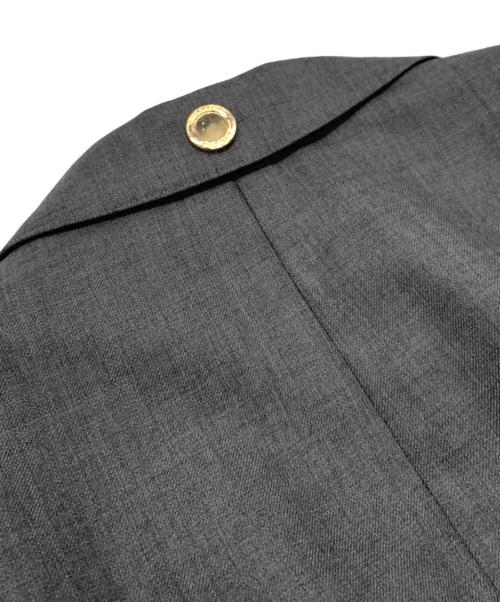 BURBERRY LONDON（バーバリーロンドン）BURBERRY LONDON (バーバリーロンドン) イングリッシュフィット メタルボタン テーラードブレザージャケット グレー サイズ:48の古着・服飾アイテム