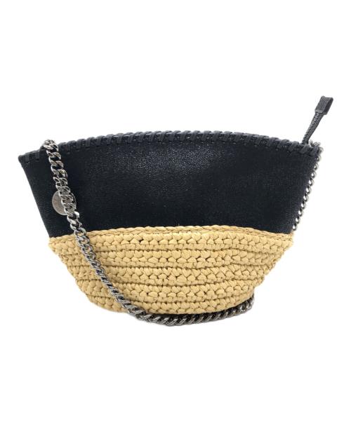 STELLA McCARTNEY（ステラマッカートニー）STELLA McCARTNEY (ステラマッカートニー) FALABELLA ラフィアショルダーバッグ ベージュの古着・服飾アイテム