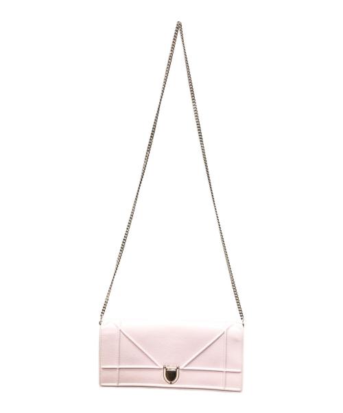 Christian Dior（クリスチャン ディオール）Christian Dior (クリスチャン ディオール) DIORAMA ショルダーバッグ ピンクの古着・服飾アイテム