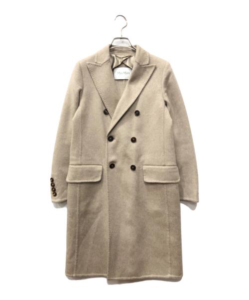 MaxMara（マックスマーラ）MaxMara (マックスマーラ) カシミヤダブルコート ベージュ サイズ:34の古着・服飾アイテム