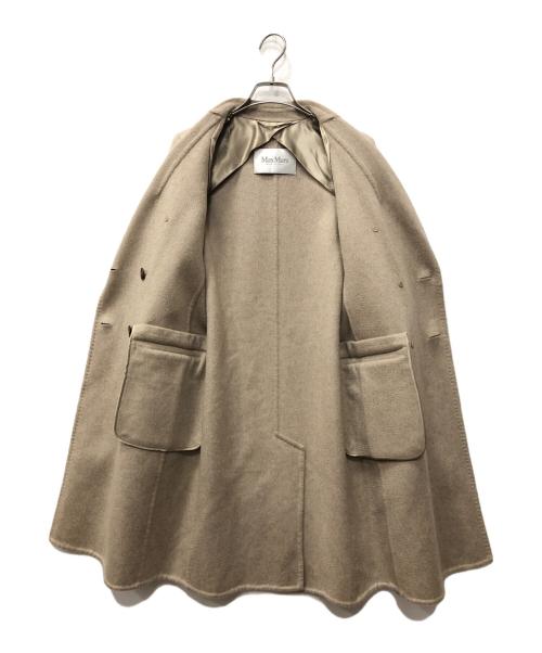 MaxMara（マックスマーラ）MaxMara (マックスマーラ) カシミヤダブルコート ベージュ サイズ:34の古着・服飾アイテム