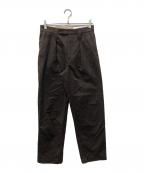 LEMAIREルメール）の古着「ONE PLEAT PANTS」｜ブラウン