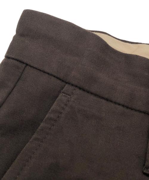 LEMAIRE（ルメール）LEMAIRE (ルメール) ONE PLEAT PANTS ブラウン サイズ:SIZE 44の古着・服飾アイテム